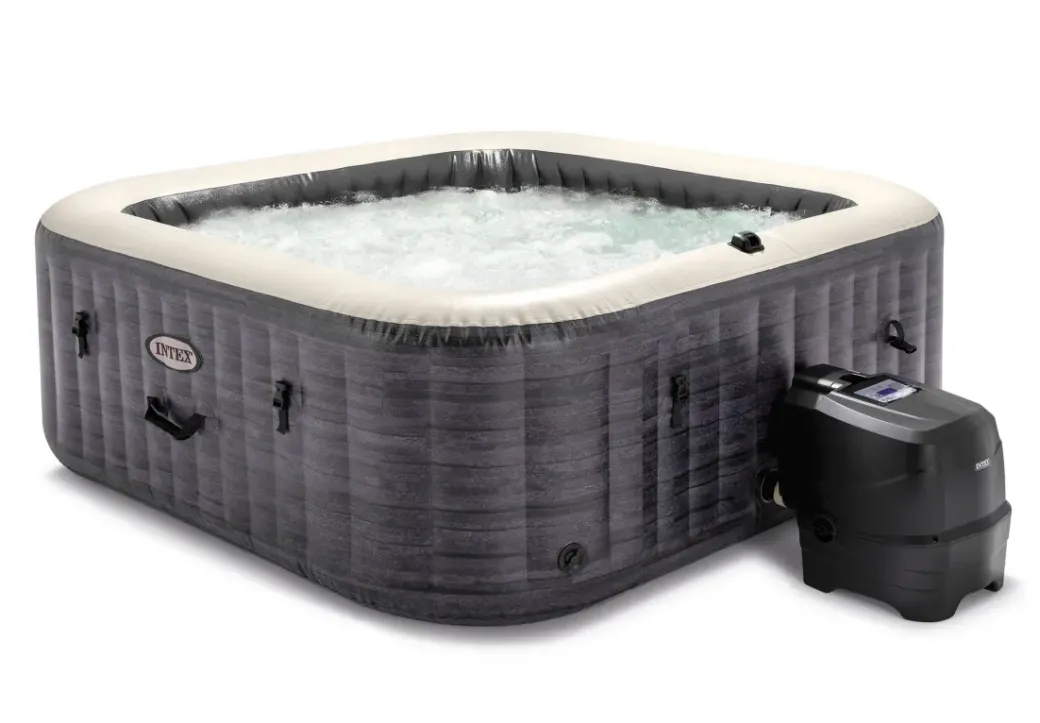 Brico Spa En Jacuzzi-28452 Purespa Bubble 6P Greystone Vierk.
