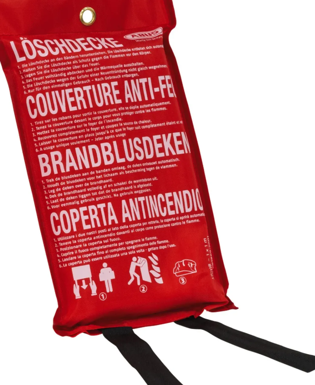 Brico Brandbeveiliging-Abus Blusdeken Ld1118 Fire Blanket Din En 1869:2001 1X1M