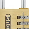 Brico Hangsloten-Abus Combinatie-Hangslot Cb33/40 Messing