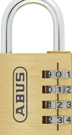 Brico Hangsloten-Abus Combinatie-Hangslot Cb33/40 Messing