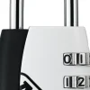 Brico Hangsloten-Abus Combinatie-Hangslot Tcz12/30 Zamak Zwart