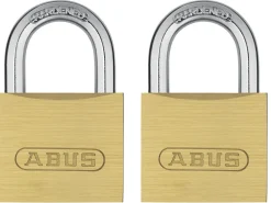 Brico Hangsloten-Abus Hangslot Messing Tkb3/40 2 Stuks