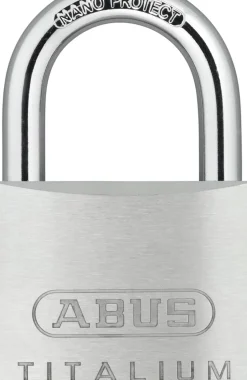 Brico Hangsloten-Abus Hangslot Titalium Tkti25/50 Verchroomde Cilinderkern