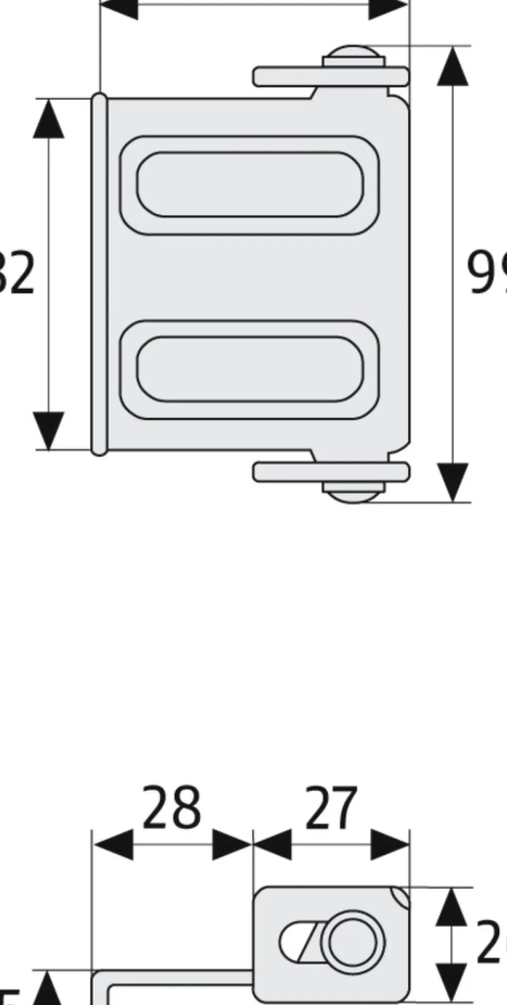 Brico Raambeveiliging-Abus Raam- En Deurslot Sw1 Wit