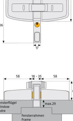 Brico Raambeveiliging-Abus Raamslot Dfs95 Wit