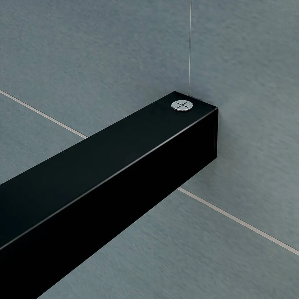 Aica Inloopdouche 150X200Cm Anti Kalk - Mat Zwart P15-132B|Brico Outlet