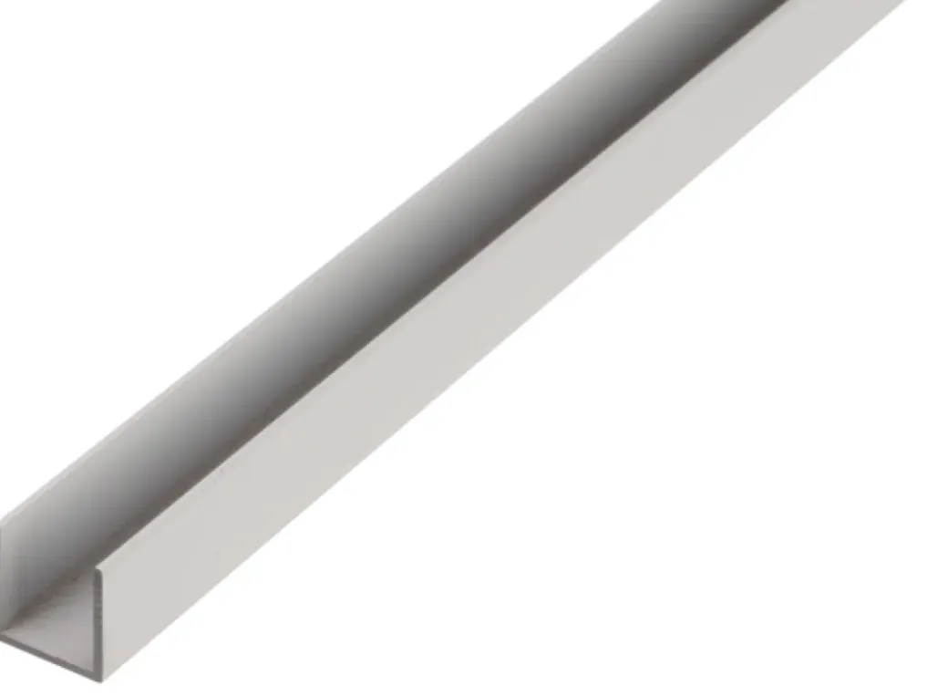 Brico Profielen-Alberts Ba-Profiel U-Vorm Aluminium Natuur 10X10X1,5Mm 2,6M