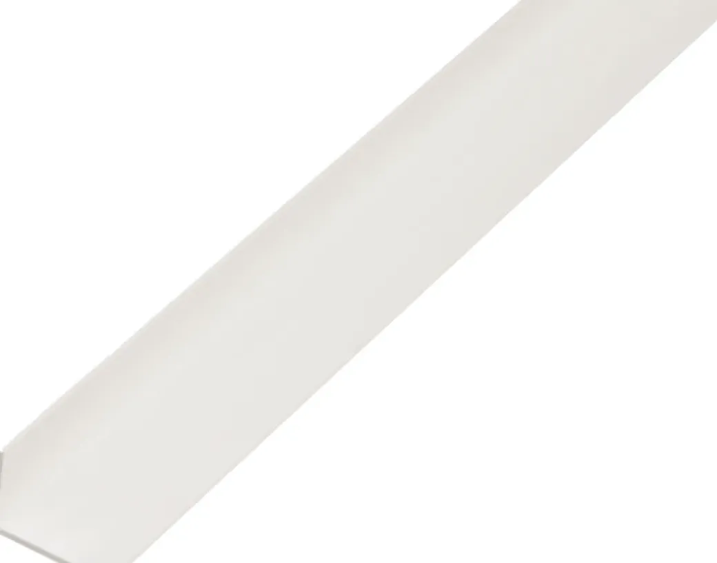Brico Profielen-Alberts Hoekprofiel Kunststof Wit 20X10X1,5Mm 2,6M