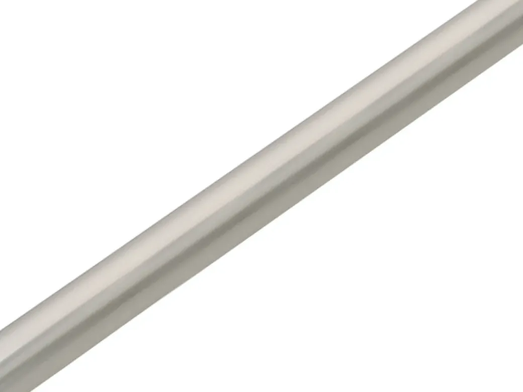Brico Profielen-Alberts Kwartrondprofiel Kunststof Rvs Kleur 15X15Mm 2,6M