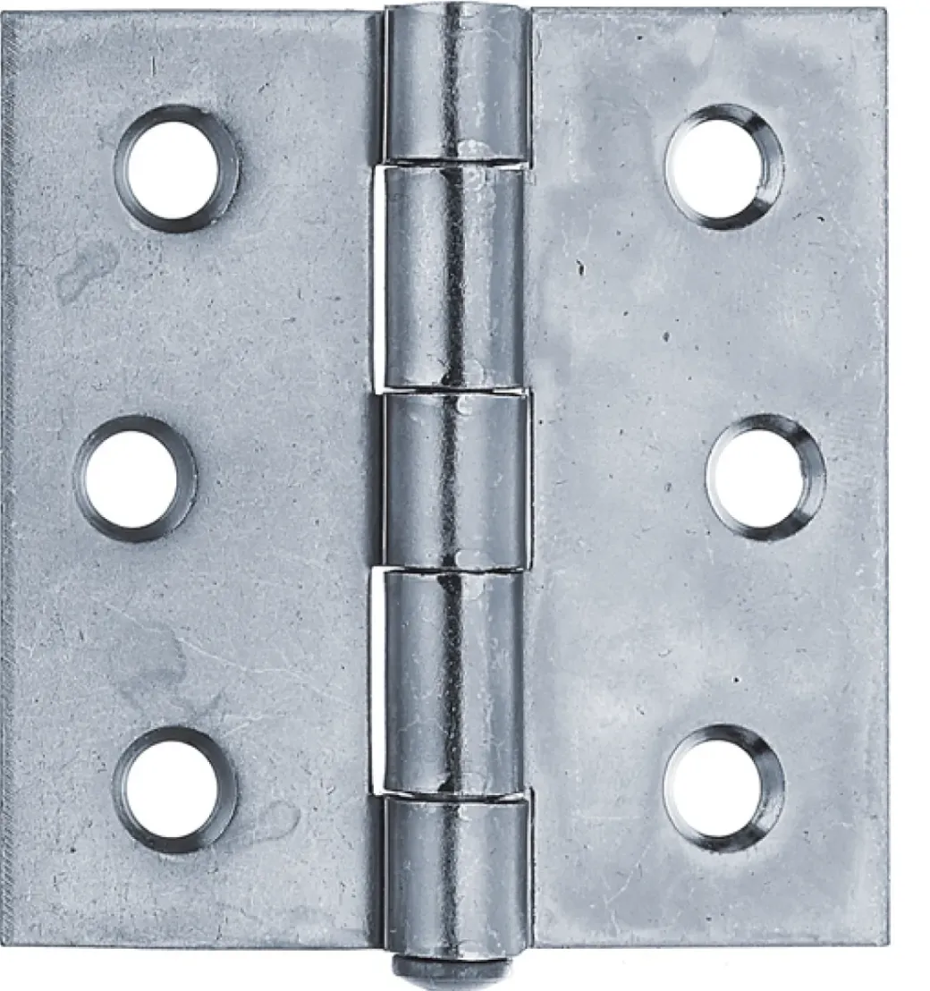 Brico Hoek- & Ankerwerk-Alberts Scharnier Verzonken Schroefgaten + Rvs Losse Pen 76X76X2Mm