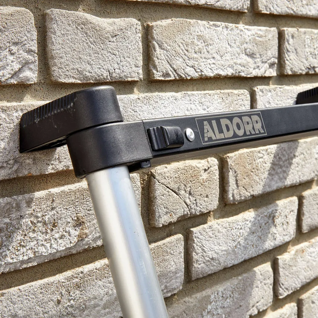 Aldorr Professional - Telescoopladder 3,80M - Telescopische Stabilisatie Balk - Optigrip™|Brico Outlet