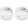 Brico Brandbeveiliging-Alecto Mini Rookmelder Met 5 Jaar Batterij Sa-102 2-Pack Wit