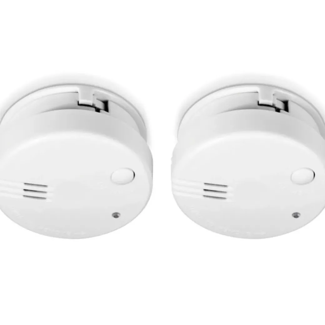 Brico Brandbeveiliging-Alecto Mini Rookmelder Met 5 Jaar Batterij Sa-102 2-Pack Wit