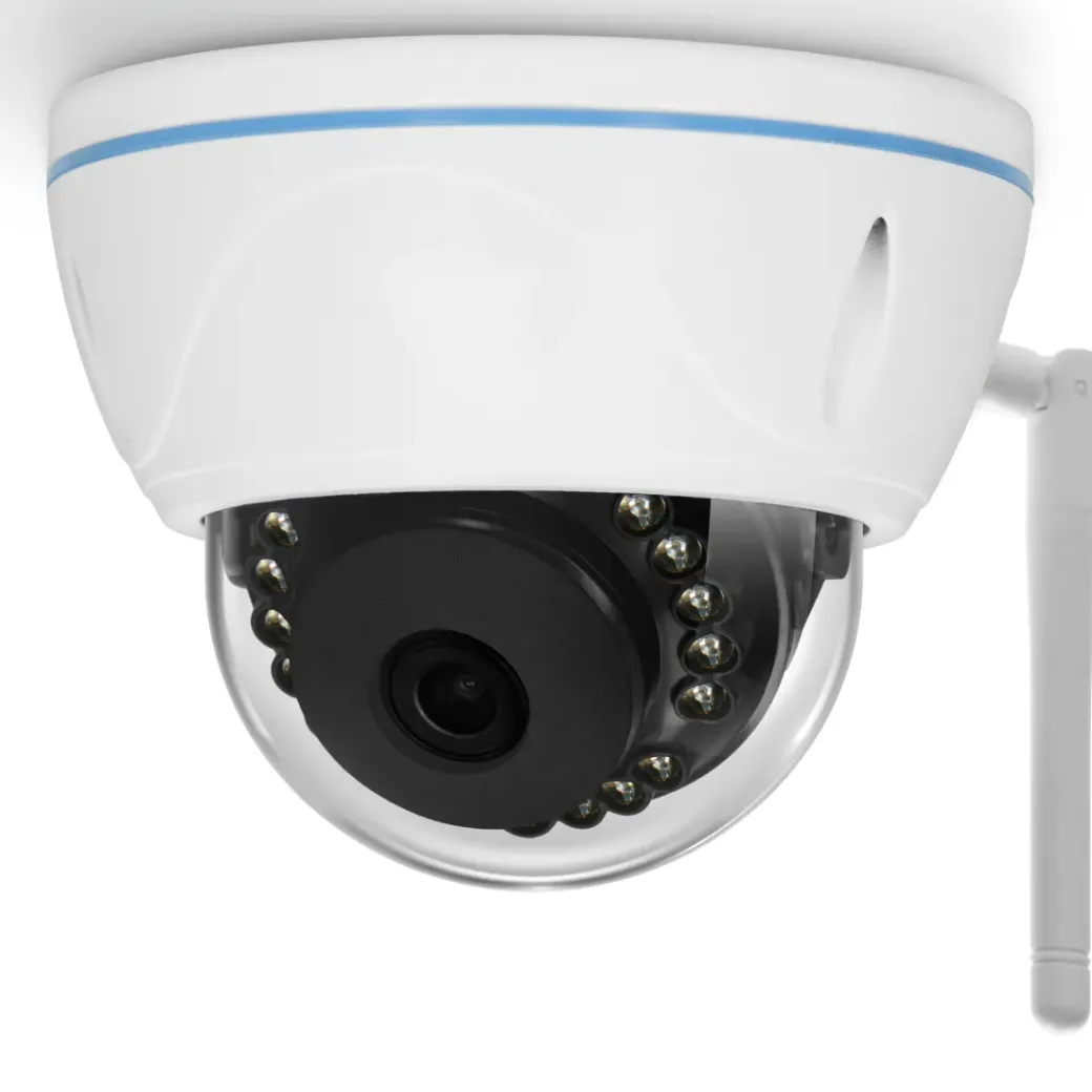 Brico Beveiligingscamera-Alecto Wifi Dome Hd-Camera Met Bewegingsmelder Wit