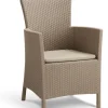 Brico Tuinstoelen-Alibert Tuinstoel Iowa Dining Cappuccino