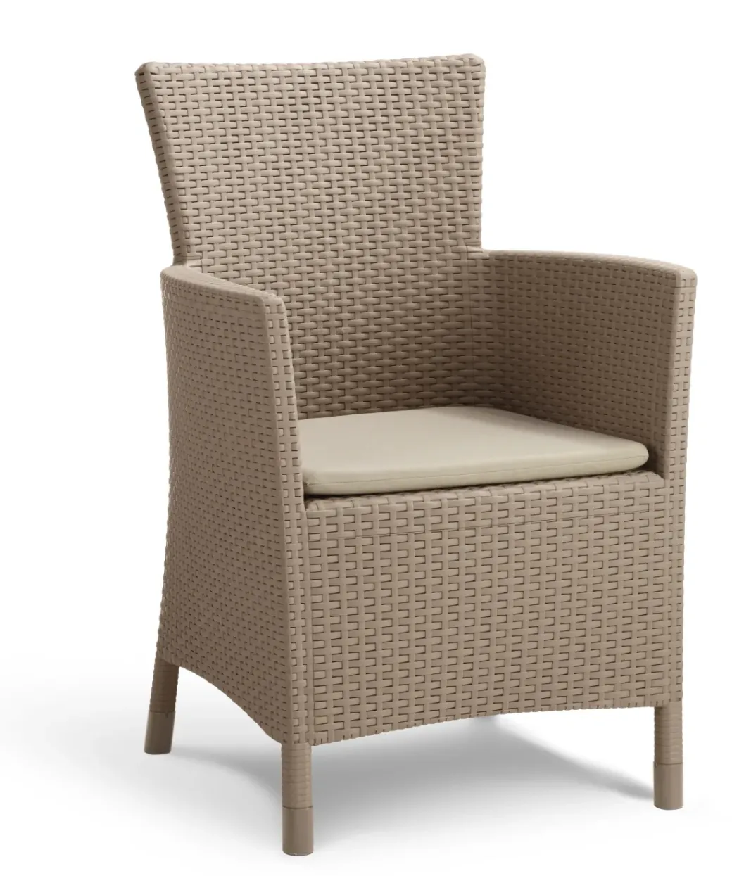 Brico Tuinstoelen-Alibert Tuinstoel Iowa Dining Cappuccino