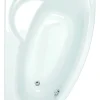 Allibert Asymmetrisch Bad Zeli Links 175X110X53-55Cm Wit|Brico Best