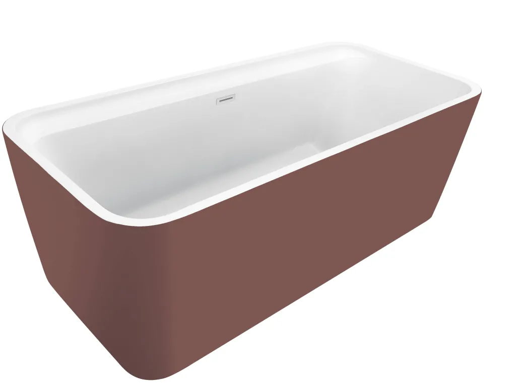 Allibert Bad Kolora 170X78Cm Mat Terracotta|Brico Outlet