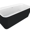 Allibert Bad Kolora 170X78Cm Mat Zwart|Brico