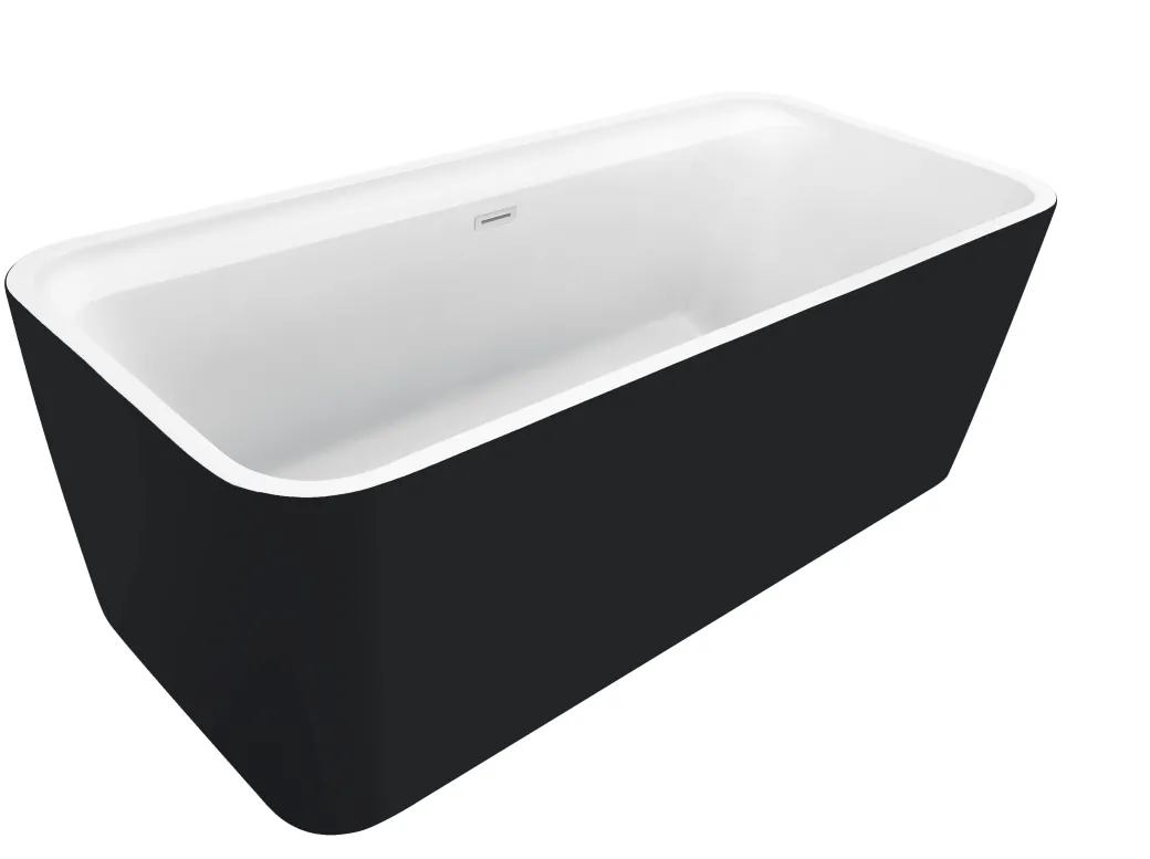 Allibert Bad Kolora 170X78Cm Mat Zwart|Brico