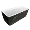 Allibert Bad Kolora 170X78Cm Zwart Mat Marmer Patroon|Brico Sale