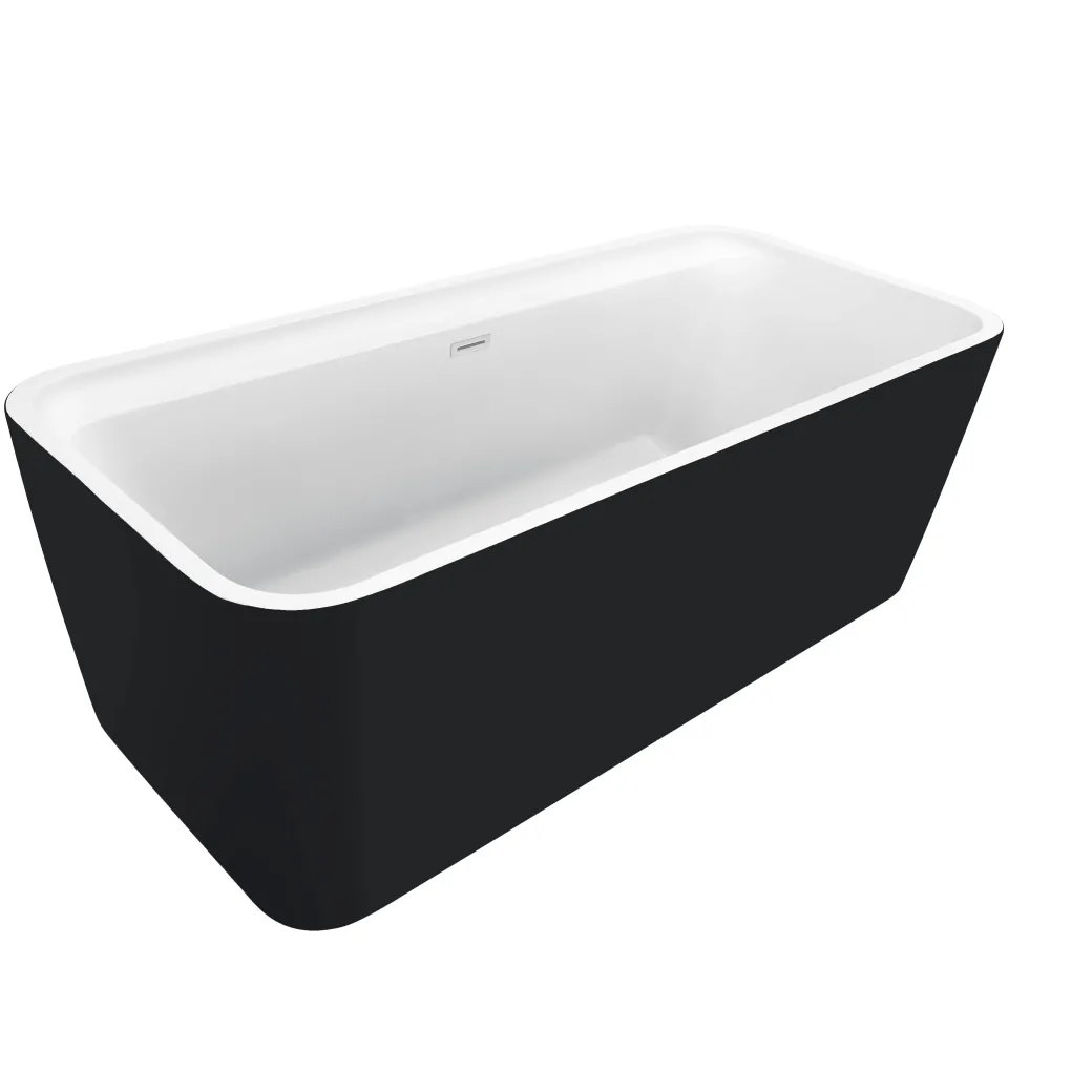 Allibert Bad Kolora 170X78Cm Zwart Mat|Brico Sale