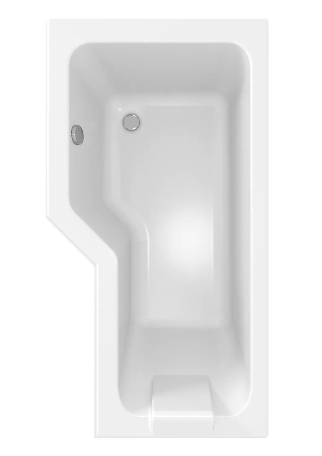 Allibert Bad Lexa Afvoer Links 170X90Cm Wit|Brico