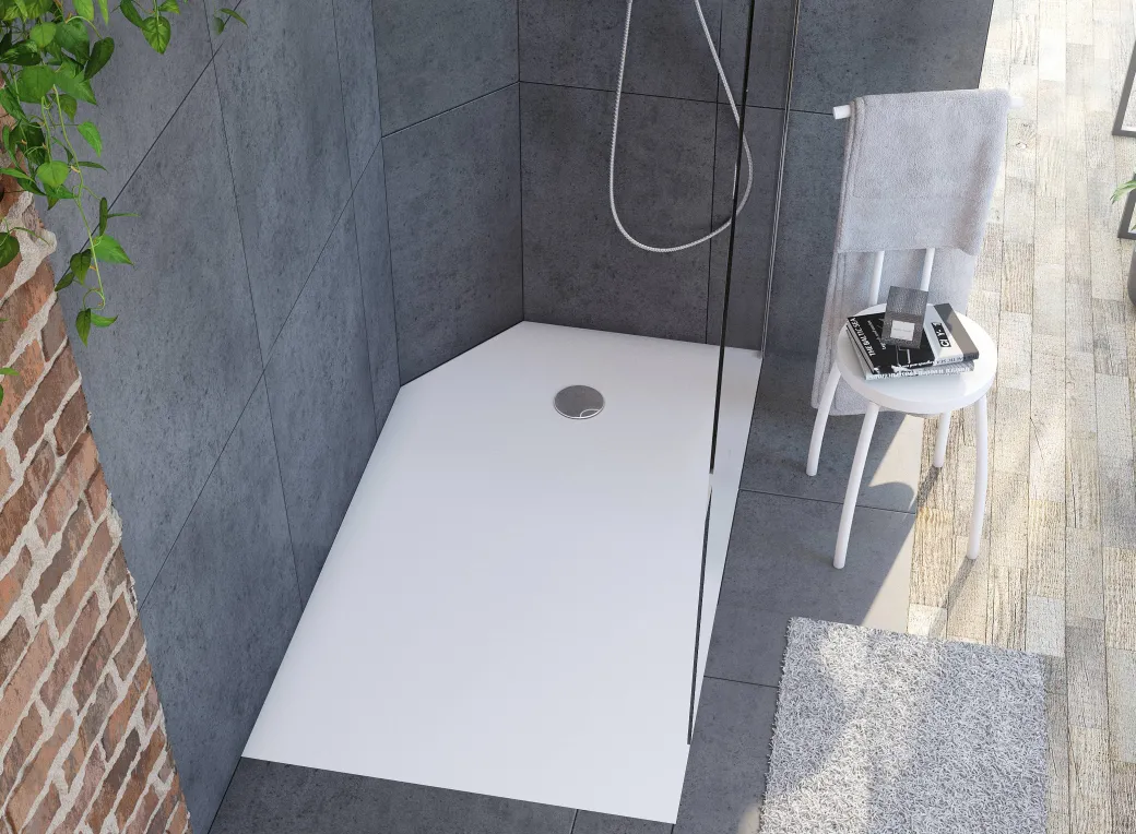 Allibert Douchebak Karbon 140X80Cm Rechthoek Wit|Brico Sale