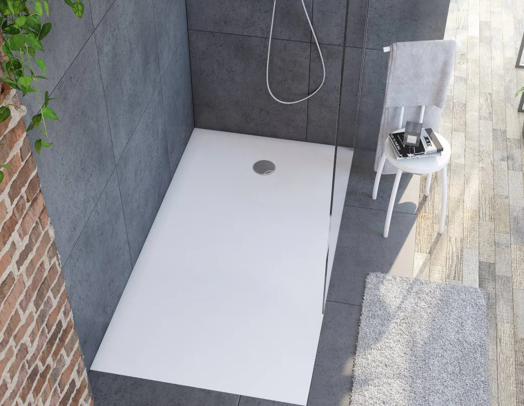 Allibert Douchebak Karbon 160X90Cm Rechthoek Wit|Brico Sale