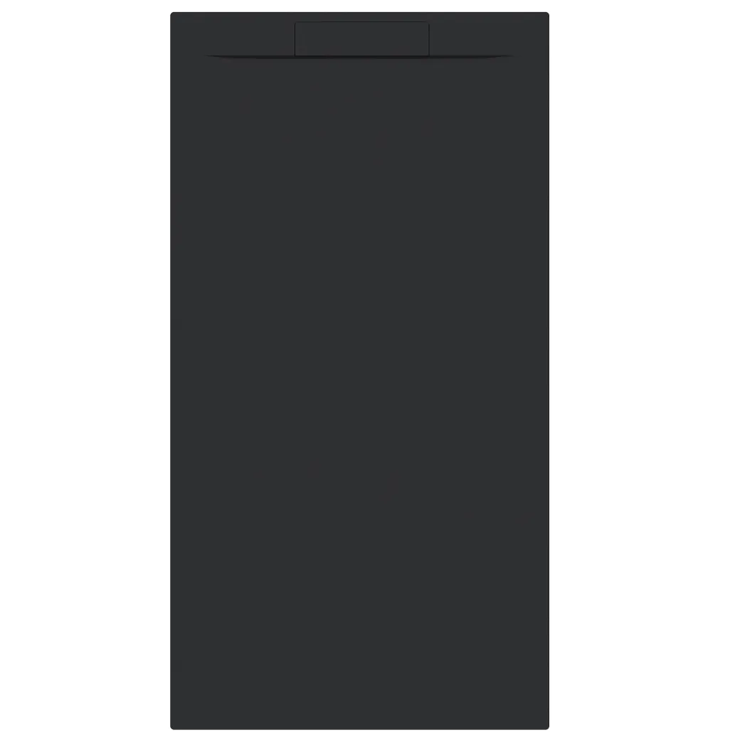 Allibert Douchebak Luna 180X90Cm Rechthoek Mat Zwart|Brico Outlet