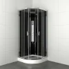 Allibert Douchecabine Gipsy Kwartrond 90X90Cm Zilver|Brico Discount