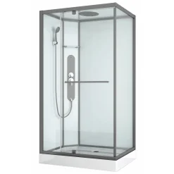 Allibert Douchecabine La Paz Rechthoekig 120X90Cm Gun Metal|Brico New