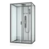 Allibert Douchecabine Uyuni Rechthoek 80X120Cm Grijs|Brico Discount