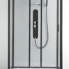Allibert Douchecabine Uyuni Rechthoekig 80X120Cm Zwart|Brico Outlet