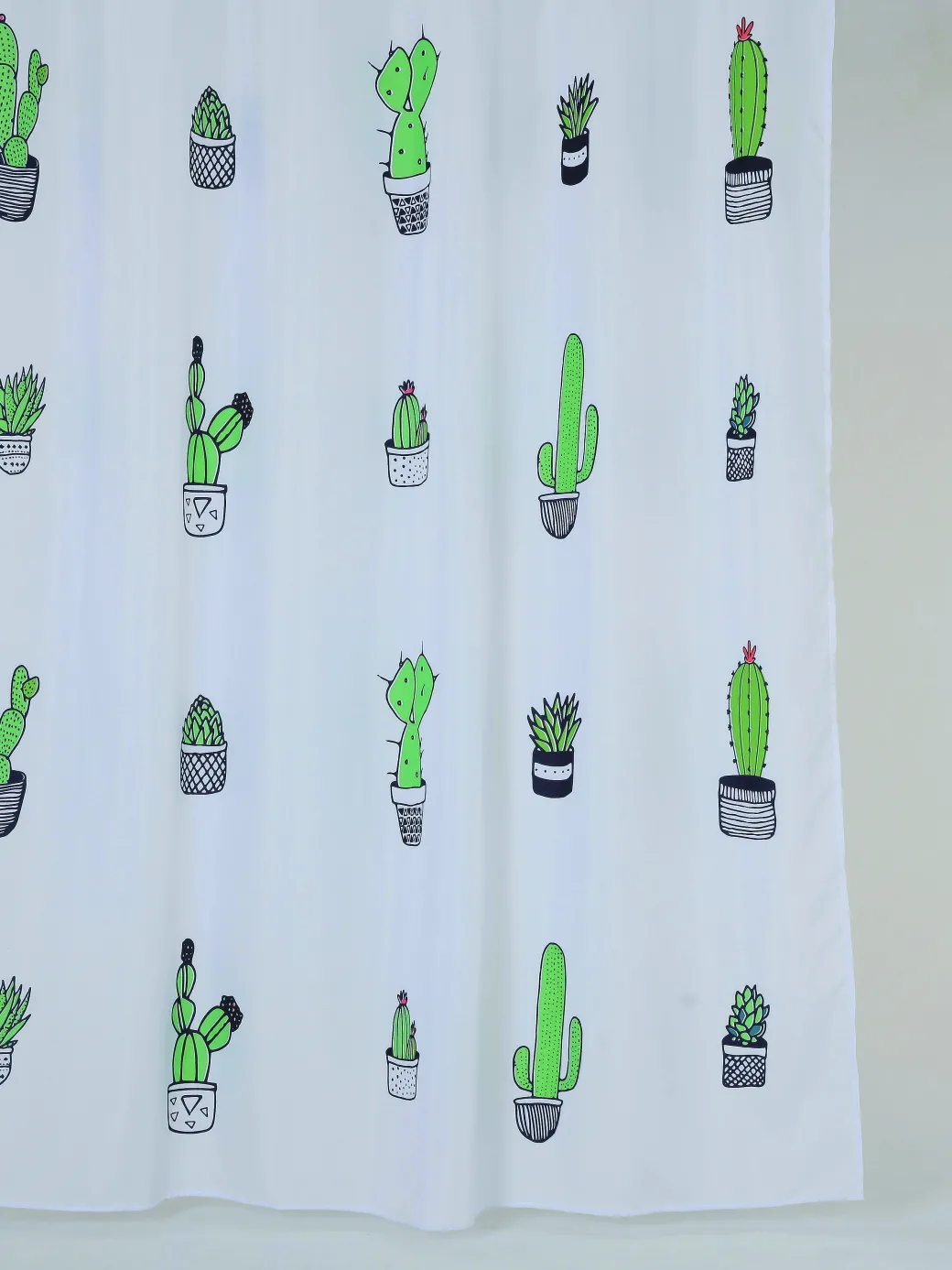 Allibert Douchegordijn Cactus Polyester 180X200Cm|Brico Discount
