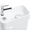 Allibert Duoblok Toilet Combi I Pk Aansluiting I Met Fontein Wit|Brico Hot