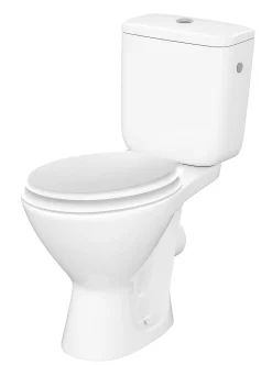 Allibert Duoblok Toilet Vito I Pk Aanlsuiting I Quick Release & Soft-Close Toiletzitting Wit|Brico