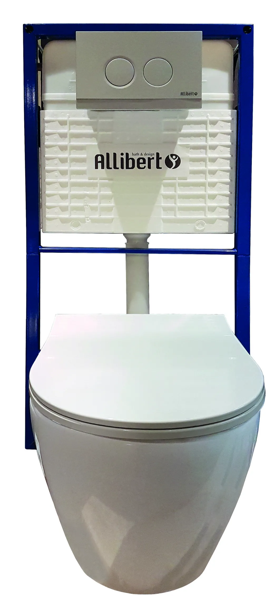 Allibert Inbouwreservoir Set Aston | Soft-Close Toiletzitting|Brico Best