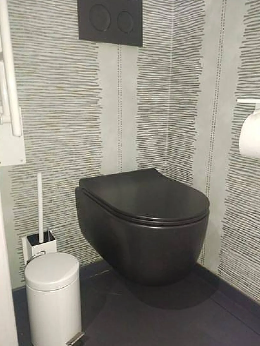 Allibert Inbouwreservoir Set Nero | Zwarte Randloos Toiletpot|Brico Outlet