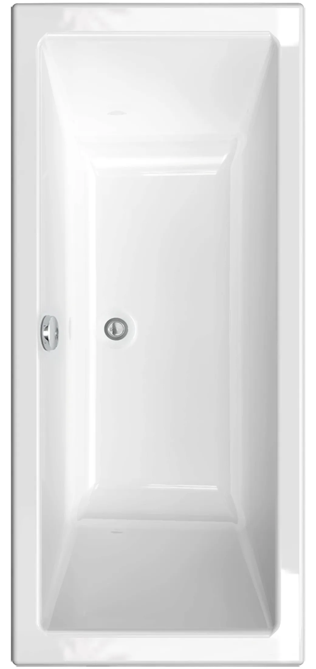 Allibert Rechthoekig Bad Spacy Duo 180X80X55-58Cm Wit|Brico