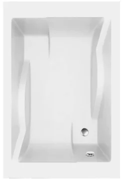 Allibert Rechthoekig Bad Confindence 180X120X56-58Cm Wit|Brico New
