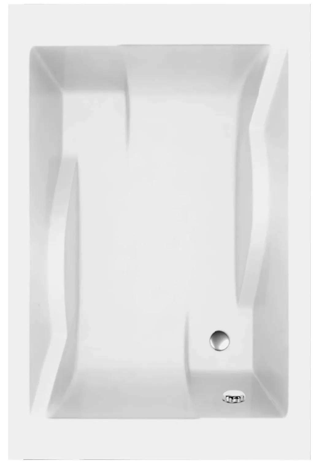 Allibert Rechthoekig Bad Confindence 180X120X56-58Cm Wit|Brico New
