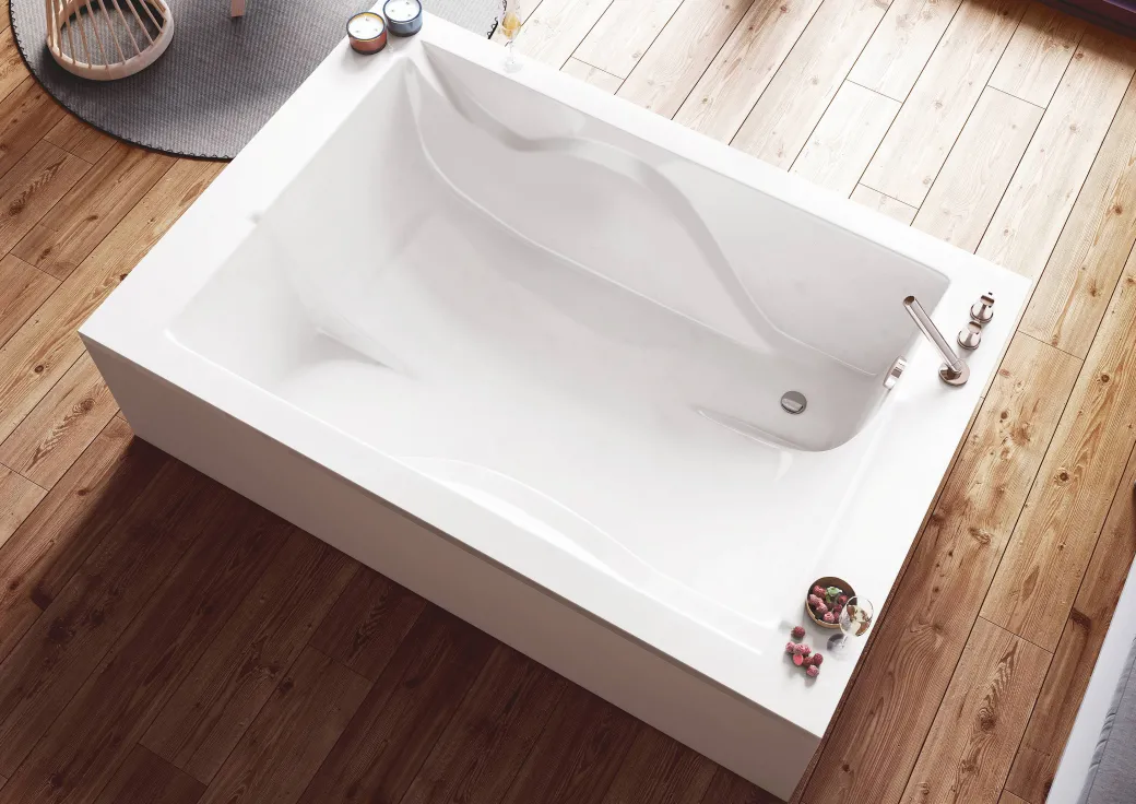 Allibert Rechthoekig Bad Confindence 180X120X56-58Cm Wit|Brico New