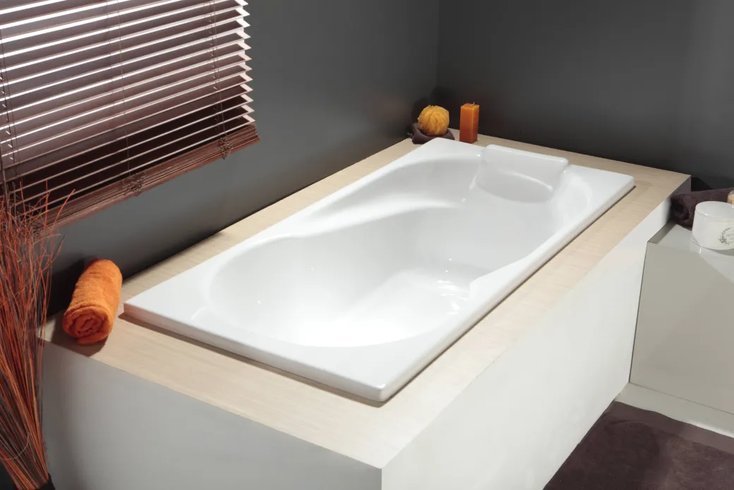 Allibert Rechthoekig Bad Essina2 170X80 X 52,5-54Cm Wit|Brico New