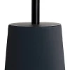 Allibert Toiletborstel Met Houder O'Touch Zwart Soft Touch|Brico Hot