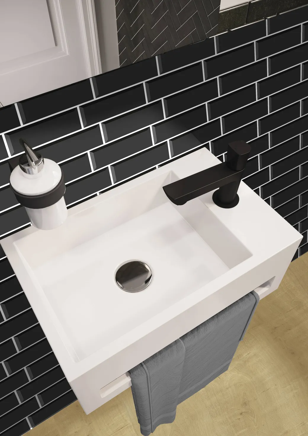 Allibert Toiletfontein Banio 40Cm Wit|Brico Best