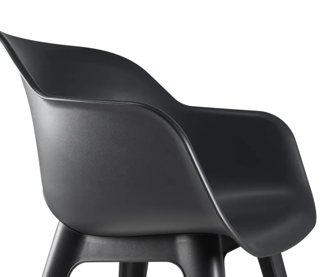 Brico Tuinstoelen-Allibert Tuinstoel Akola Kuip Grafiet