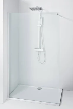 Allibert Vaste Wand Lago Walk In 90Cm Transparant|Brico Discount