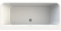 Allibert Vrijstaand Hoekbad Nudea Rechts 170X75X58Cm Wit|Brico Best