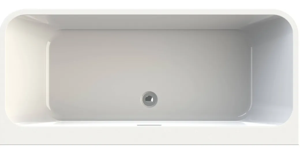 Allibert Vrijstaand Hoekbad Nudea Rechts 170X75X58Cm Wit|Brico Best